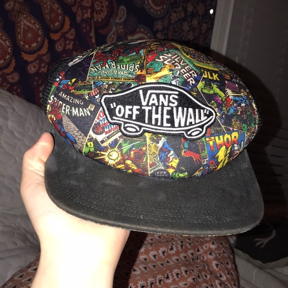 vans marvel hat